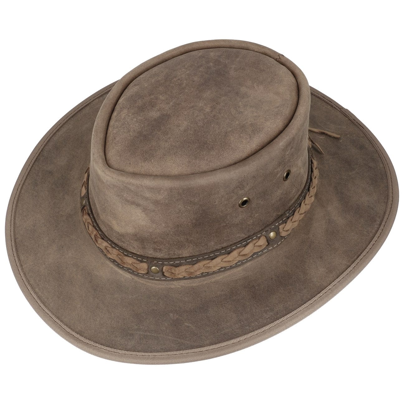 Squashy Bronco Leather Hat by BARMAH - JJ Hat Center ®