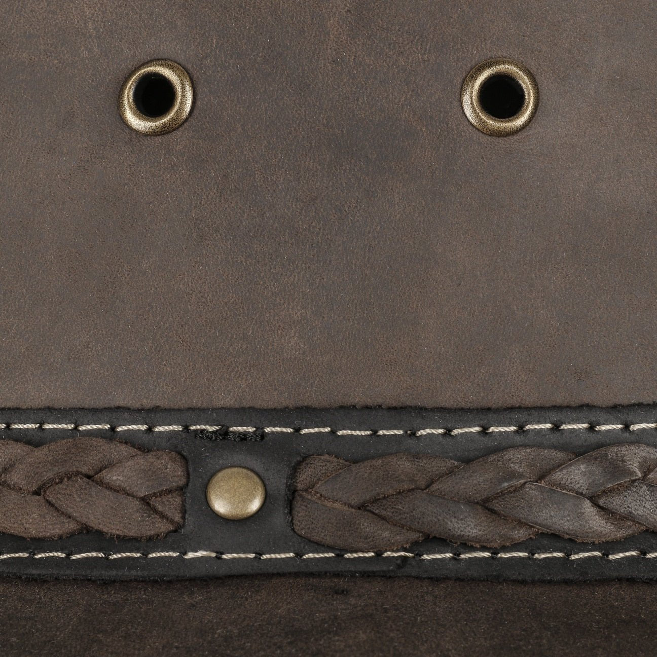 Squashy Bronco Leather Hat - JJ Hat Center ®