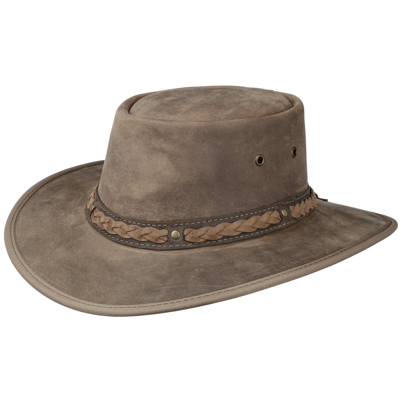 Squashy Bronco Leather Hat by BARMAH - JJ Hat Center ®