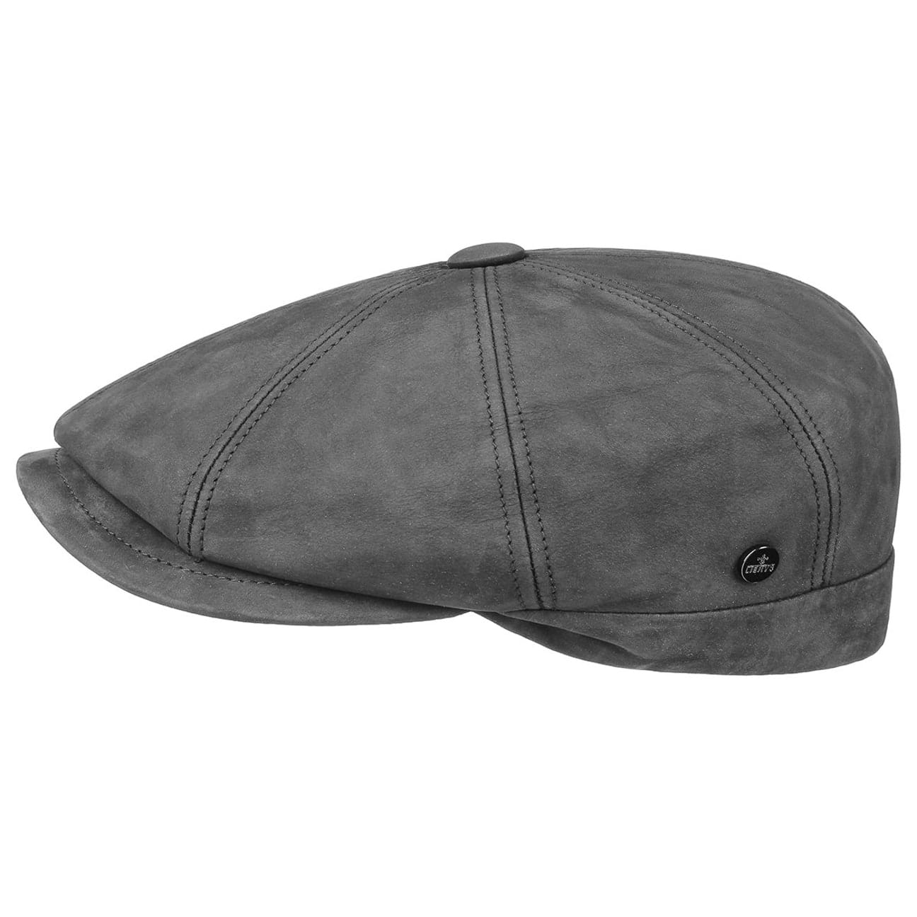 Nappa Wax Leather Flat Cap - JJ Hat Center ®