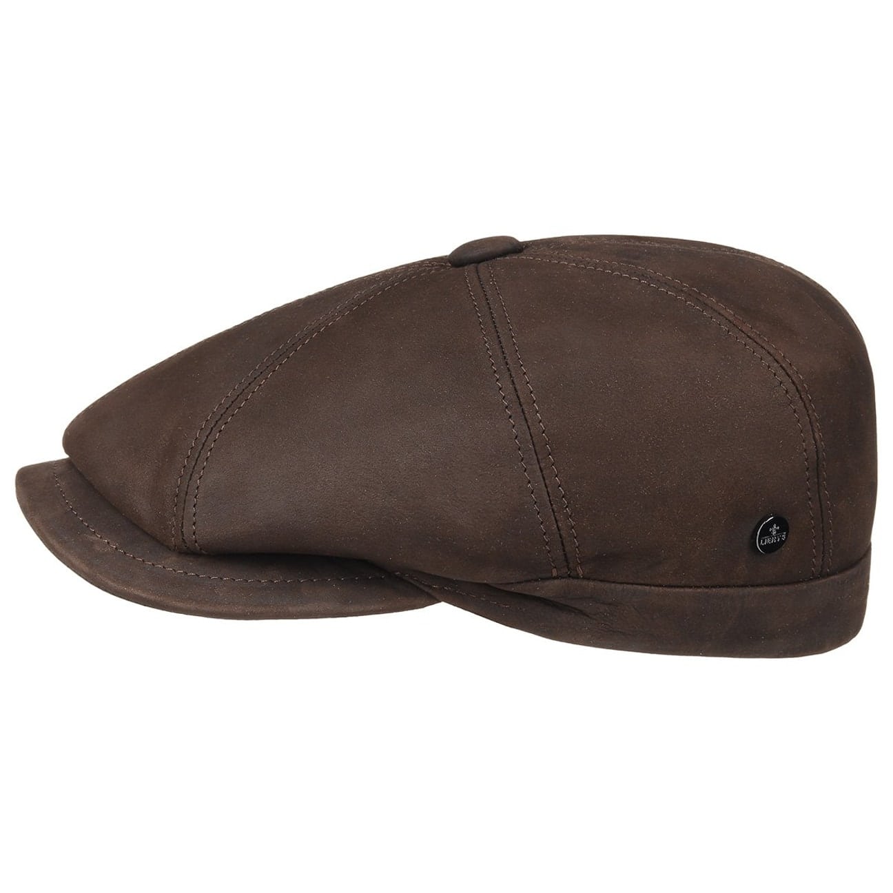 Nappa Wax Leather Flat Cap - JJ Hat Center ®