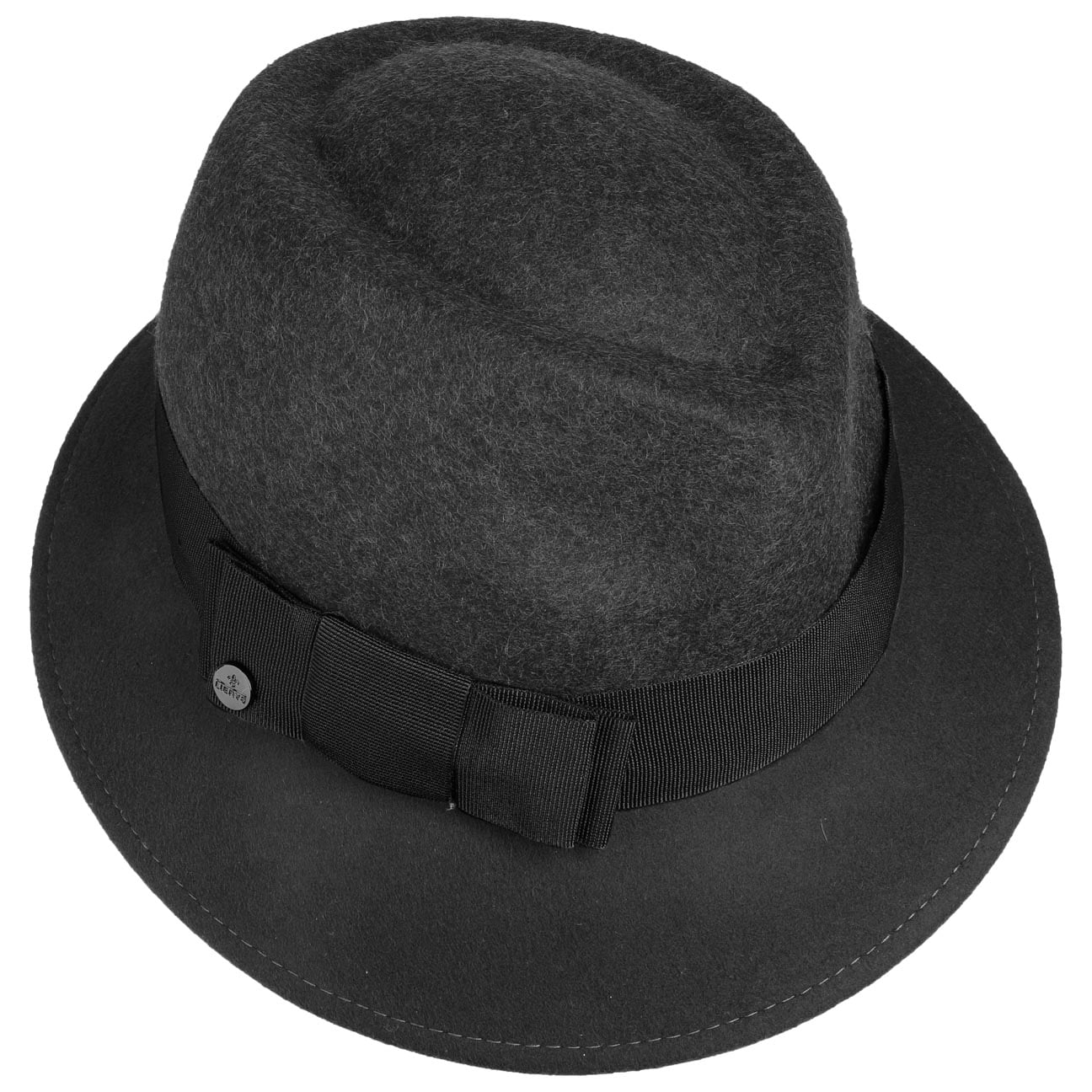 Asym Twotone Wool Felt Hat - JJ Hat Center ®