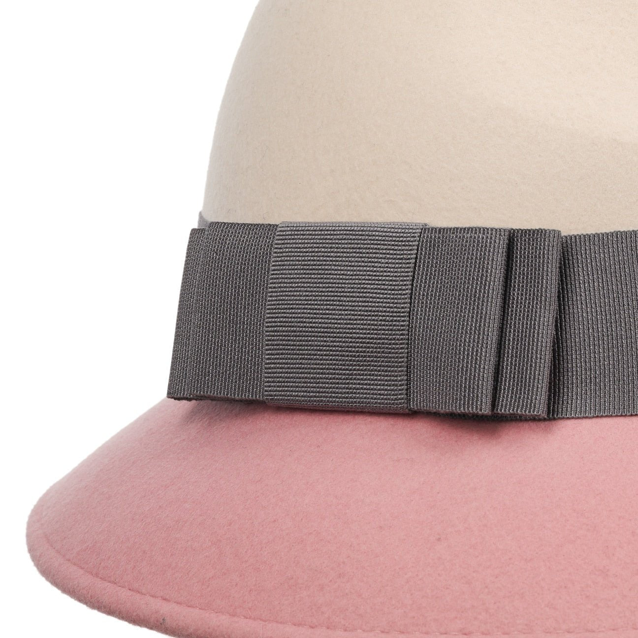 Asym Twotone Wool Felt Hat - JJ Hat Center ®