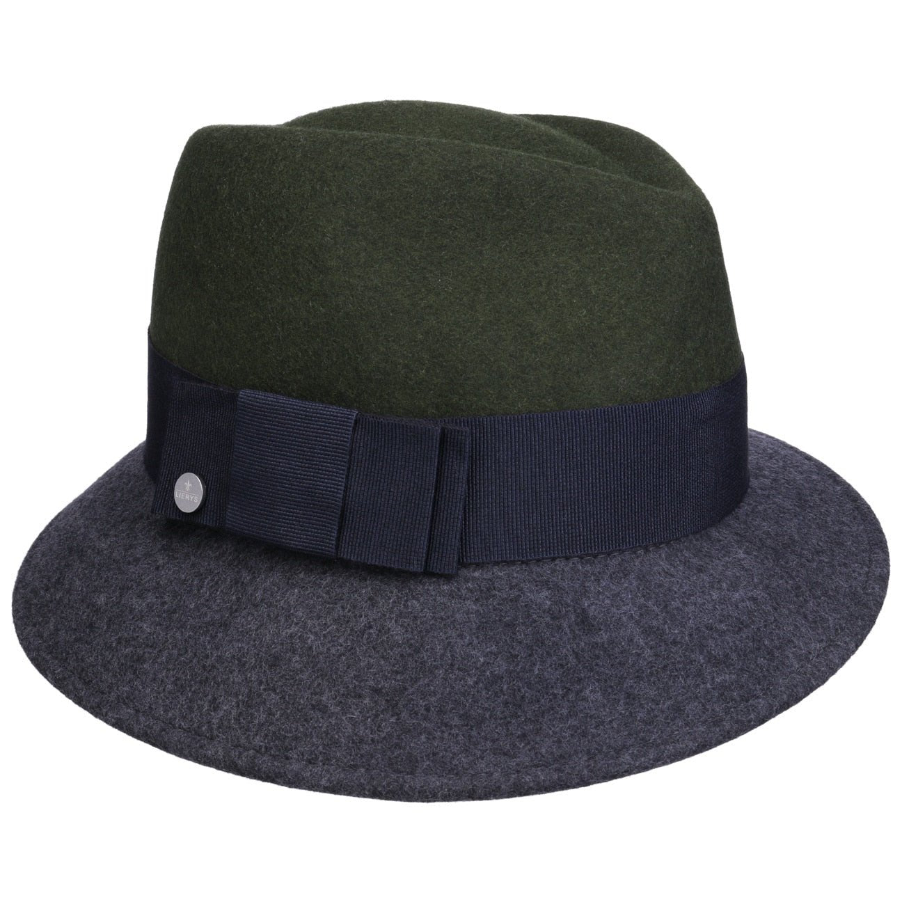 Asym Twotone Wool Felt Hat - JJ Hat Center ®