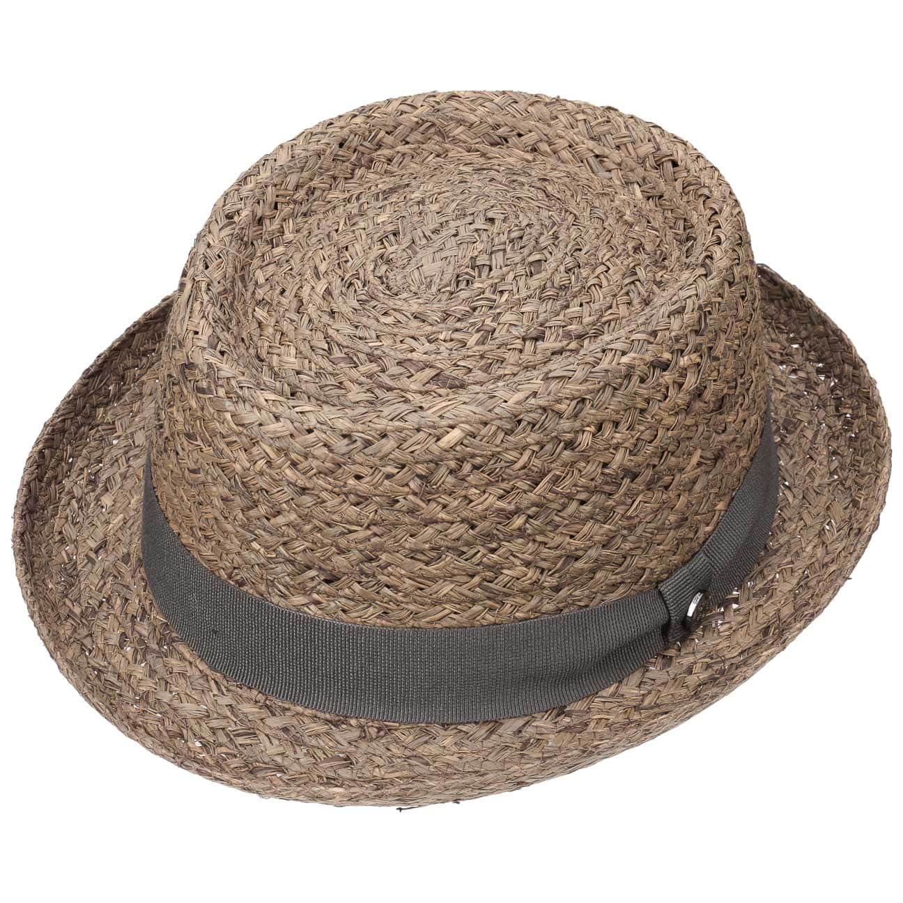 Burney Porkpie Raffia Straw Hat - JJ Hat Center ®