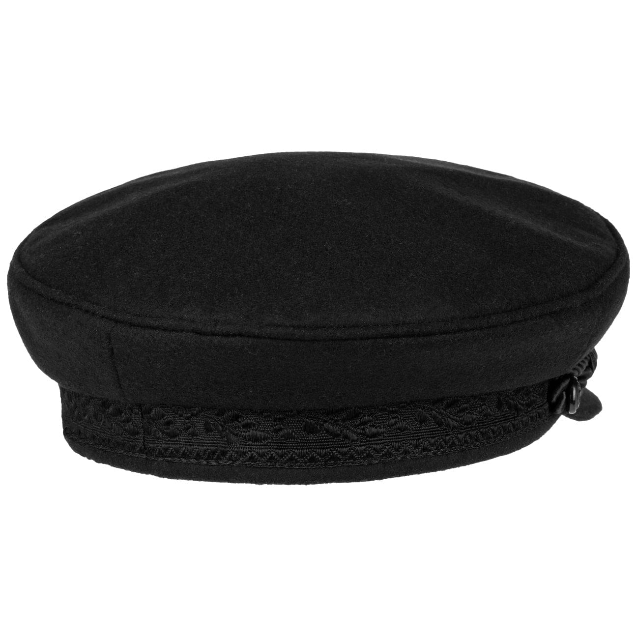 Black Elbe Sailor Cloth Hat by Hammaburg - JJ Hat Center ®