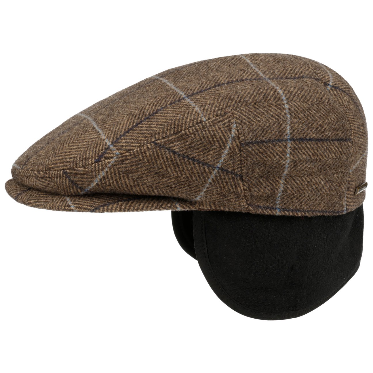 Kent Wool Ivy Plaid Cap with Earflaps - JJ Hat Center ®
