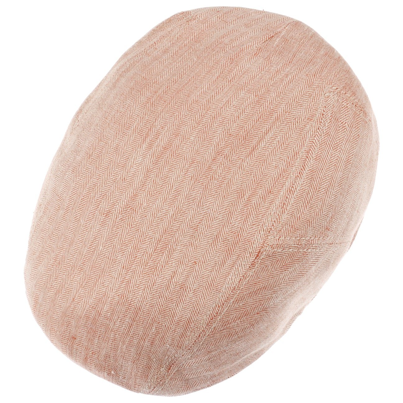 Herringbone Linen Flat Cap - JJ Hat Center ®