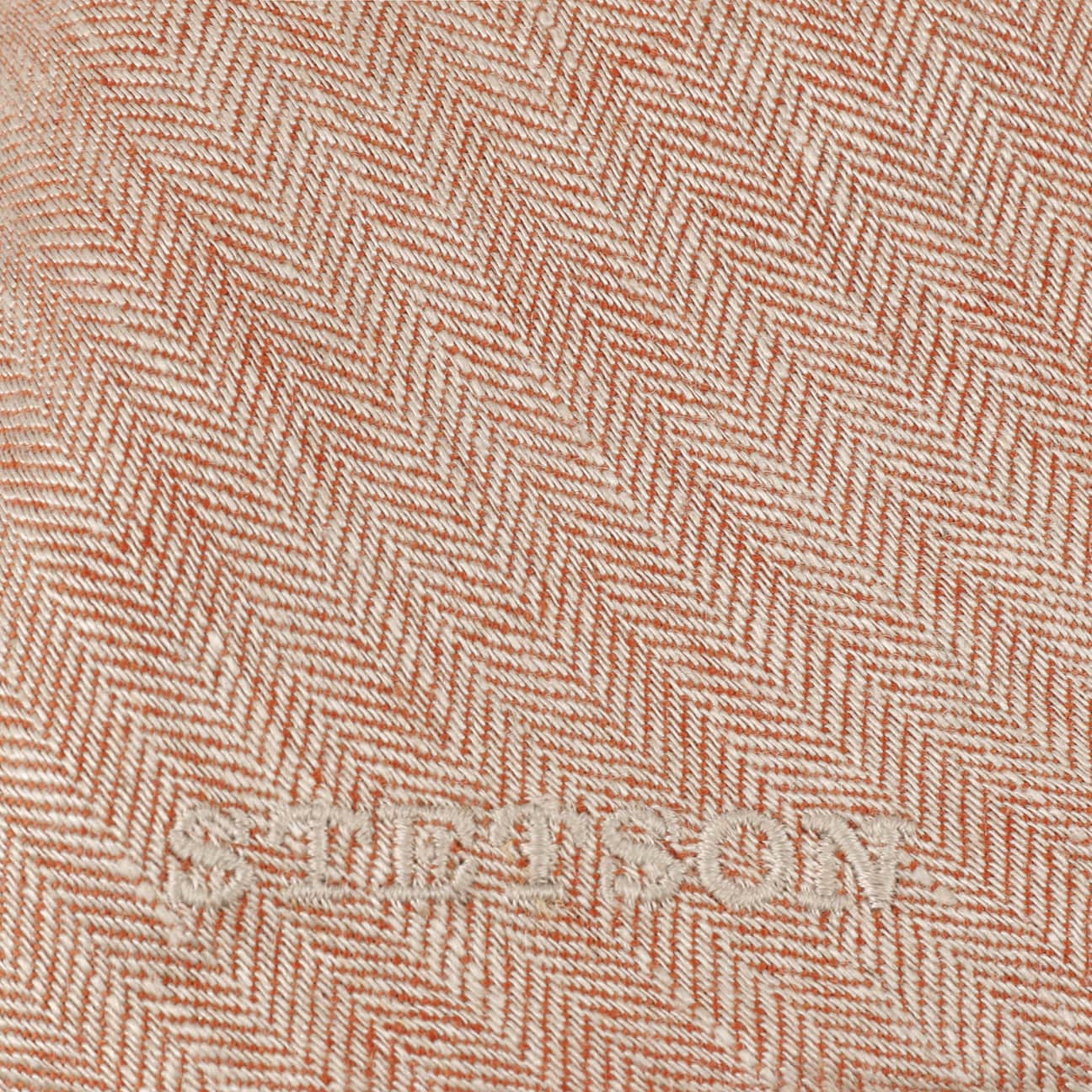 Herringbone Linen Flat Cap - JJ Hat Center ®