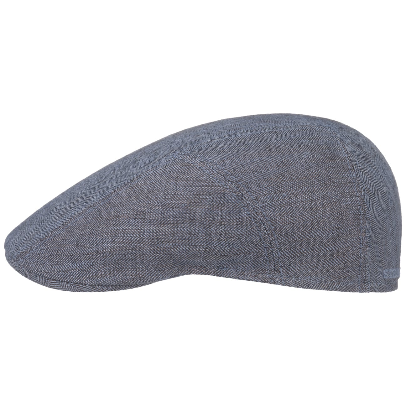 Herringbone Linen Flat Cap - JJ Hat Center ®
