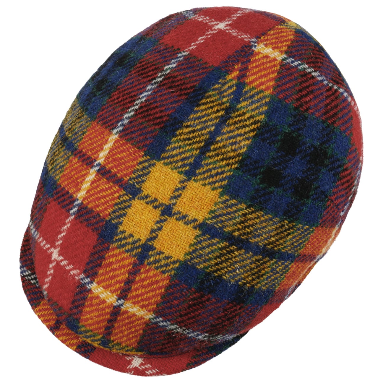 Capri Colour Harris Tweed Flat Cap - JJ Hat Center ®