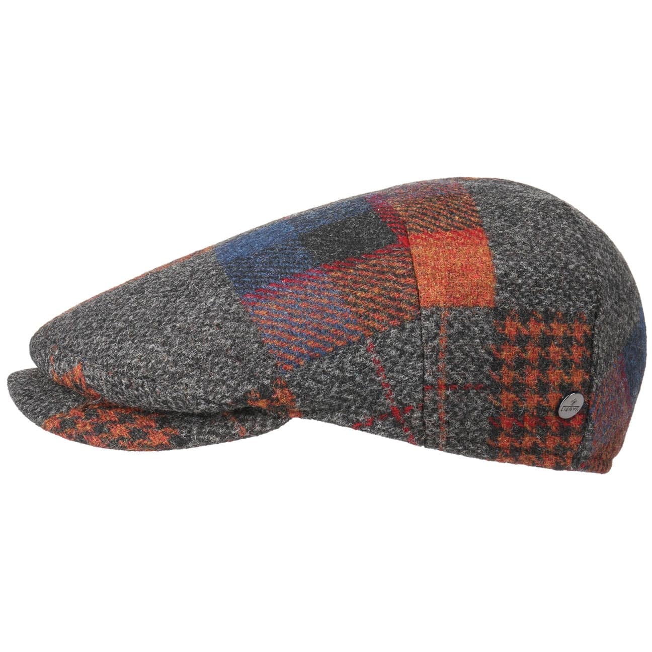 Capri Merino Patchwork Flat Cap - JJ Hat Center ®