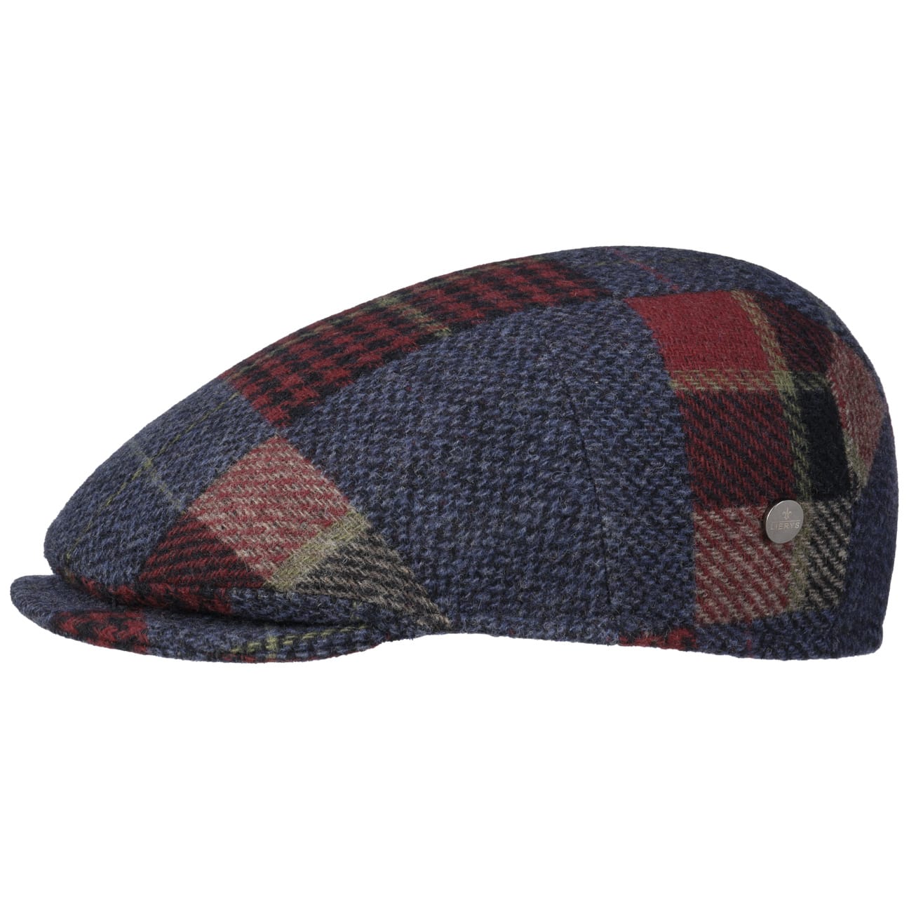 Capri Merino Patchwork Flat Cap - JJ Hat Center ®