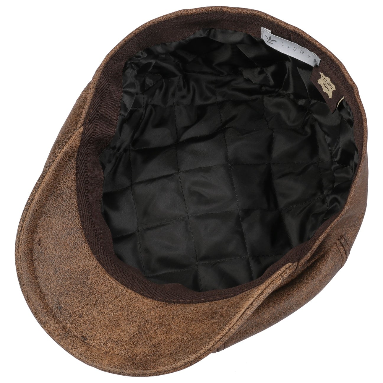 City Nappa Leather Flat Cap - JJ Hat Center ®