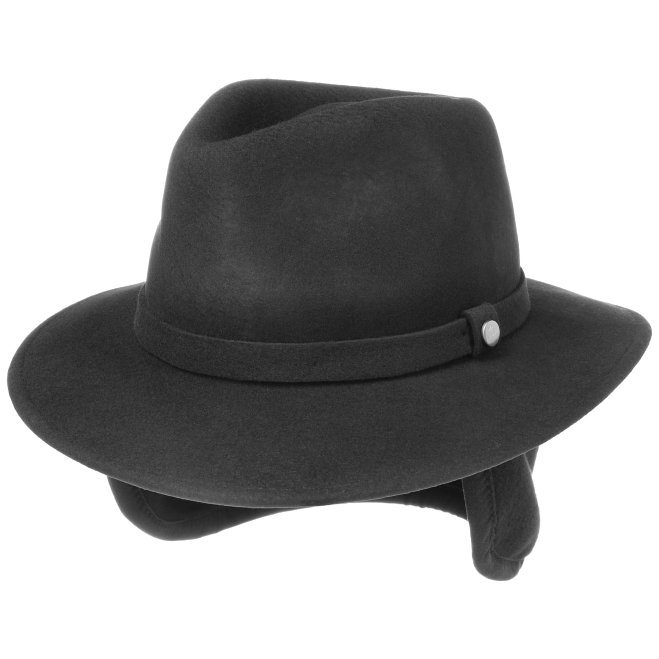 Wool Traveller Hat with Ear Flaps - JJ Hat Center ®