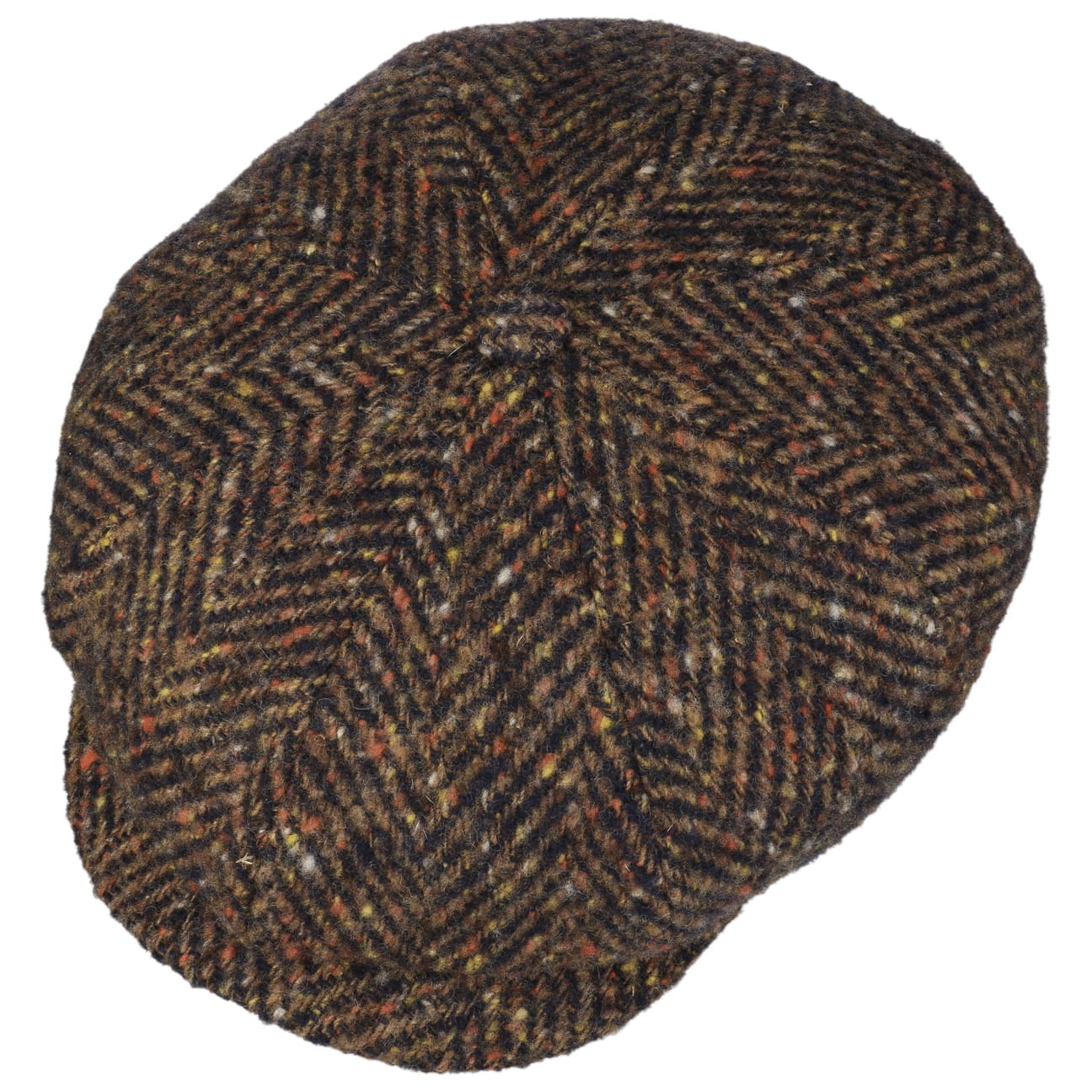 Hatteras Wool Colour Neps Flat Cap - JJ Hat Center ®