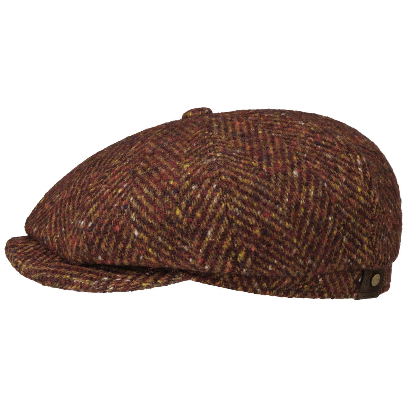 Hatteras Wool Colour Neps Flat Cap - JJ Hat Center ®