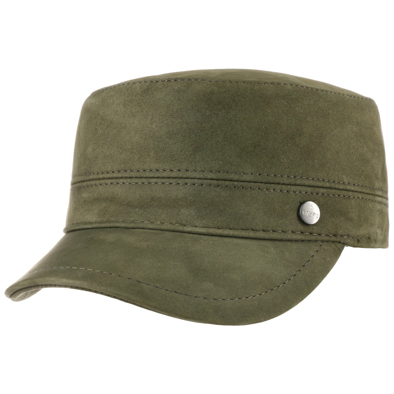 Cubano Leather Army Cap - JJ Hat Center ®
