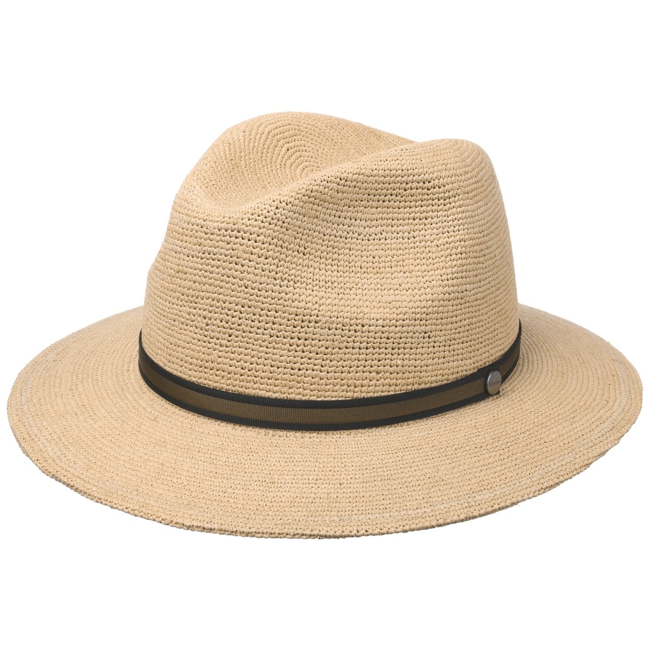 Packable Crochet Straw Hat - JJ Hat Center ®