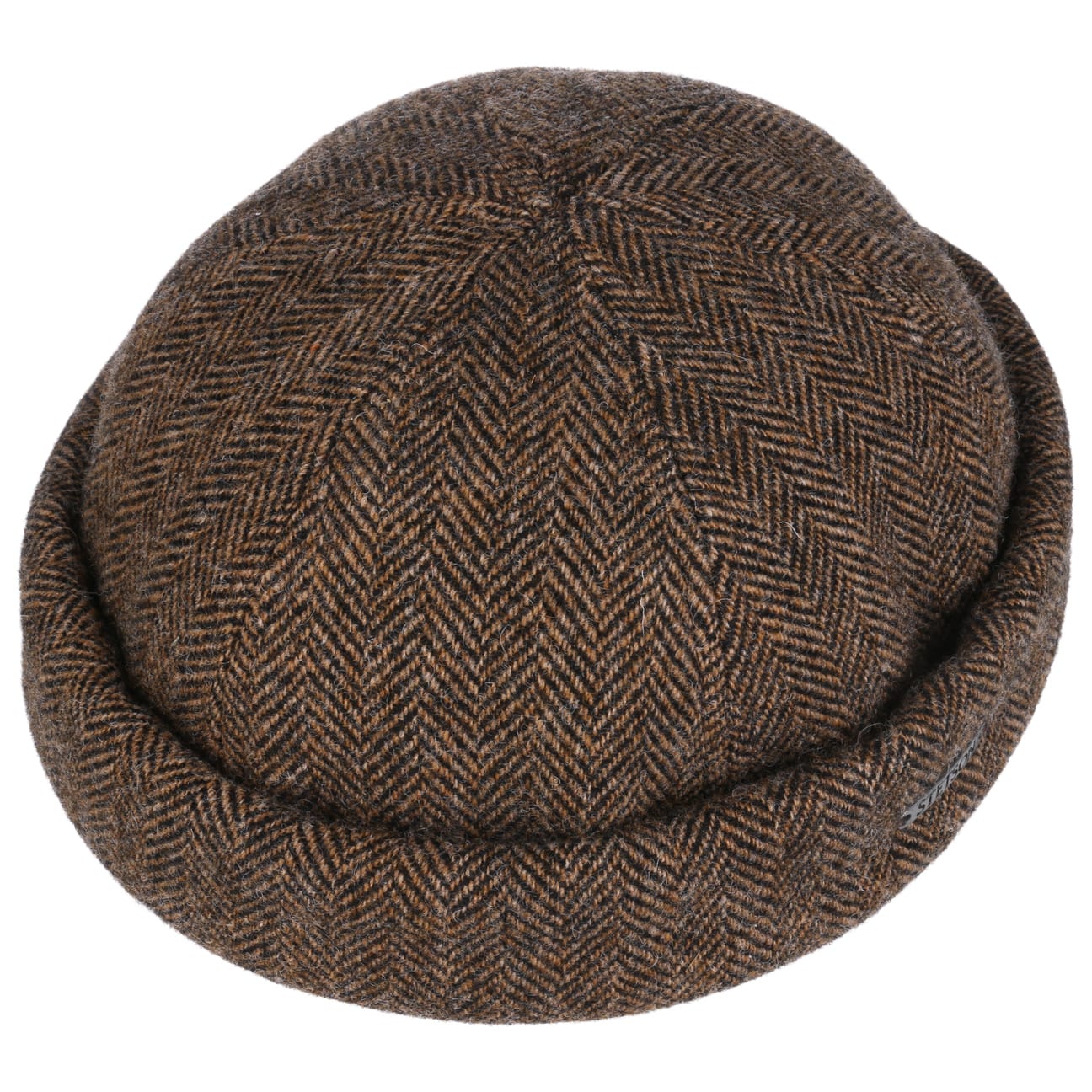 Lavoy Herringbone Wool Docker Hat - JJ Hat Center ®