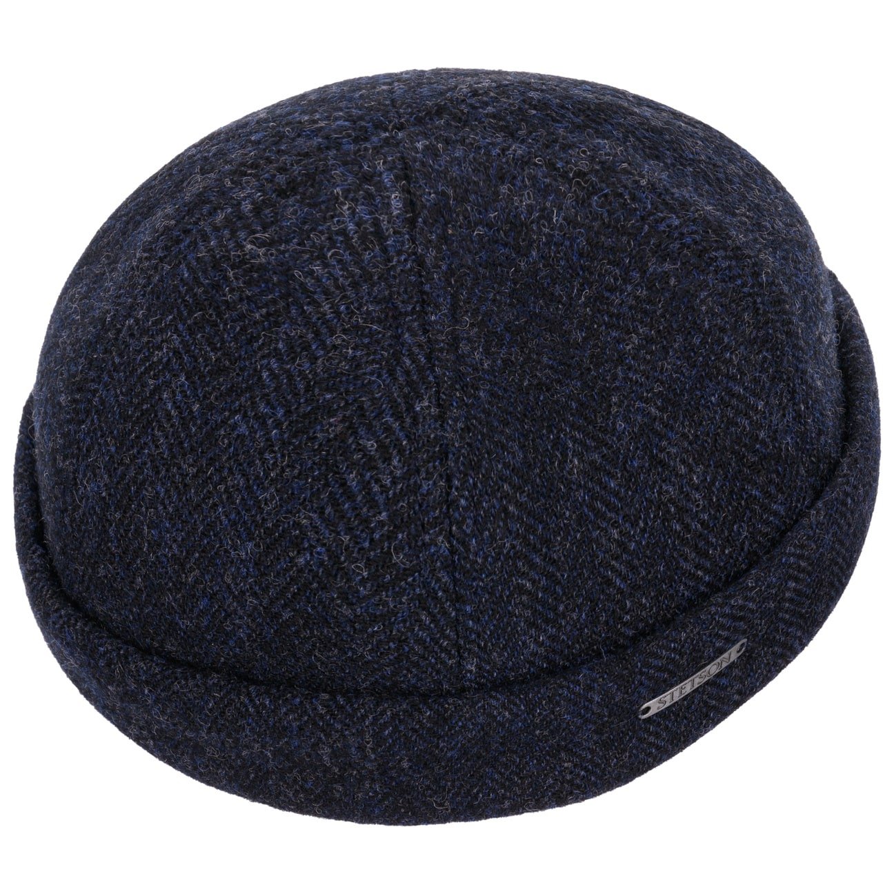 Lavoy Herringbone Wool Docker Hat - JJ Hat Center ®