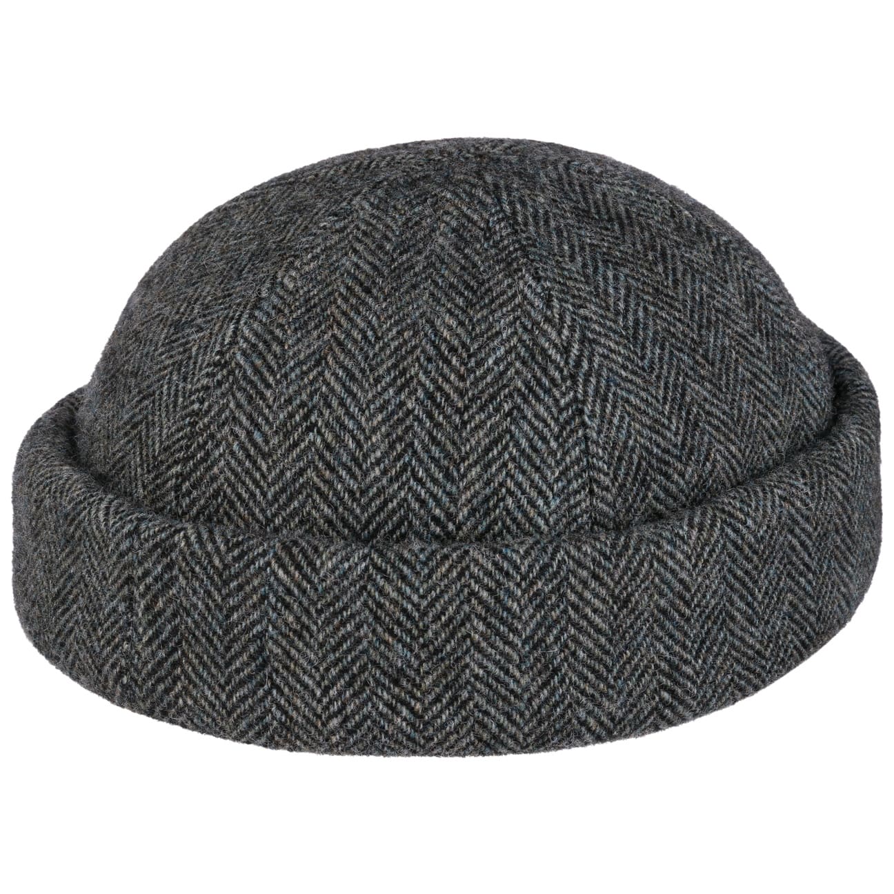 Lavoy Herringbone Wool Docker Hat - JJ Hat Center ®