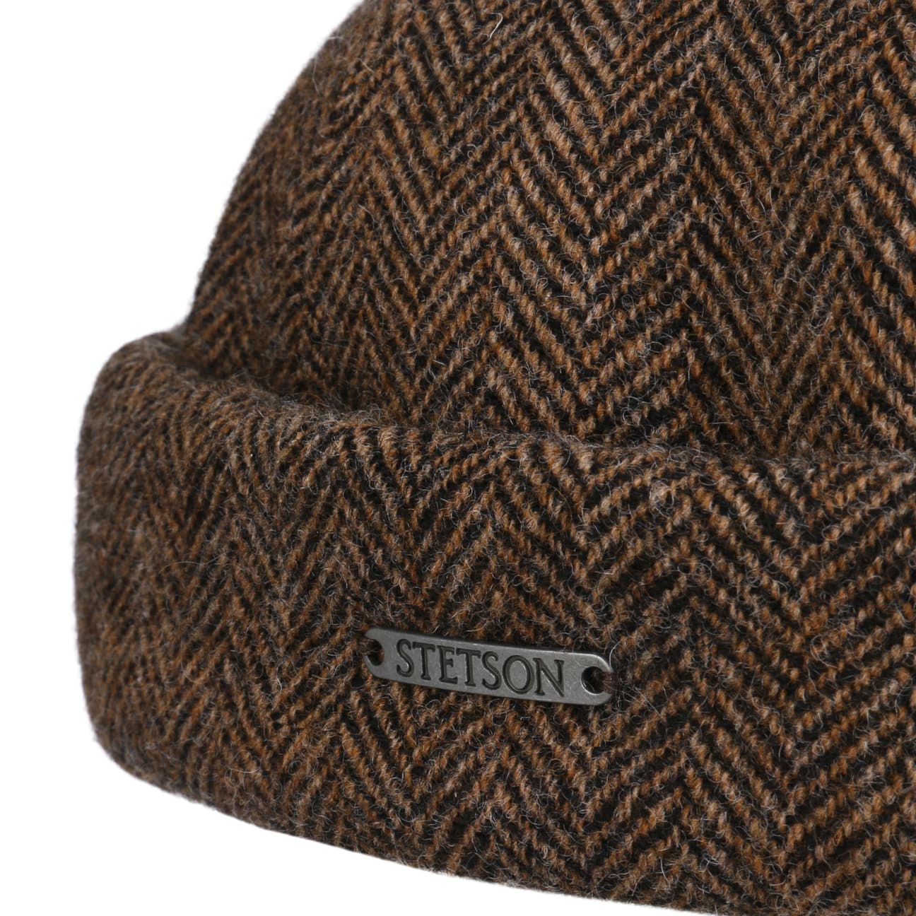 Lavoy Herringbone Wool Docker Hat - JJ Hat Center ®