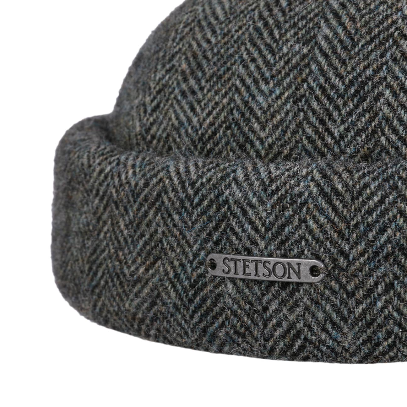 Lavoy Herringbone Wool Docker Hat - JJ Hat Center ®