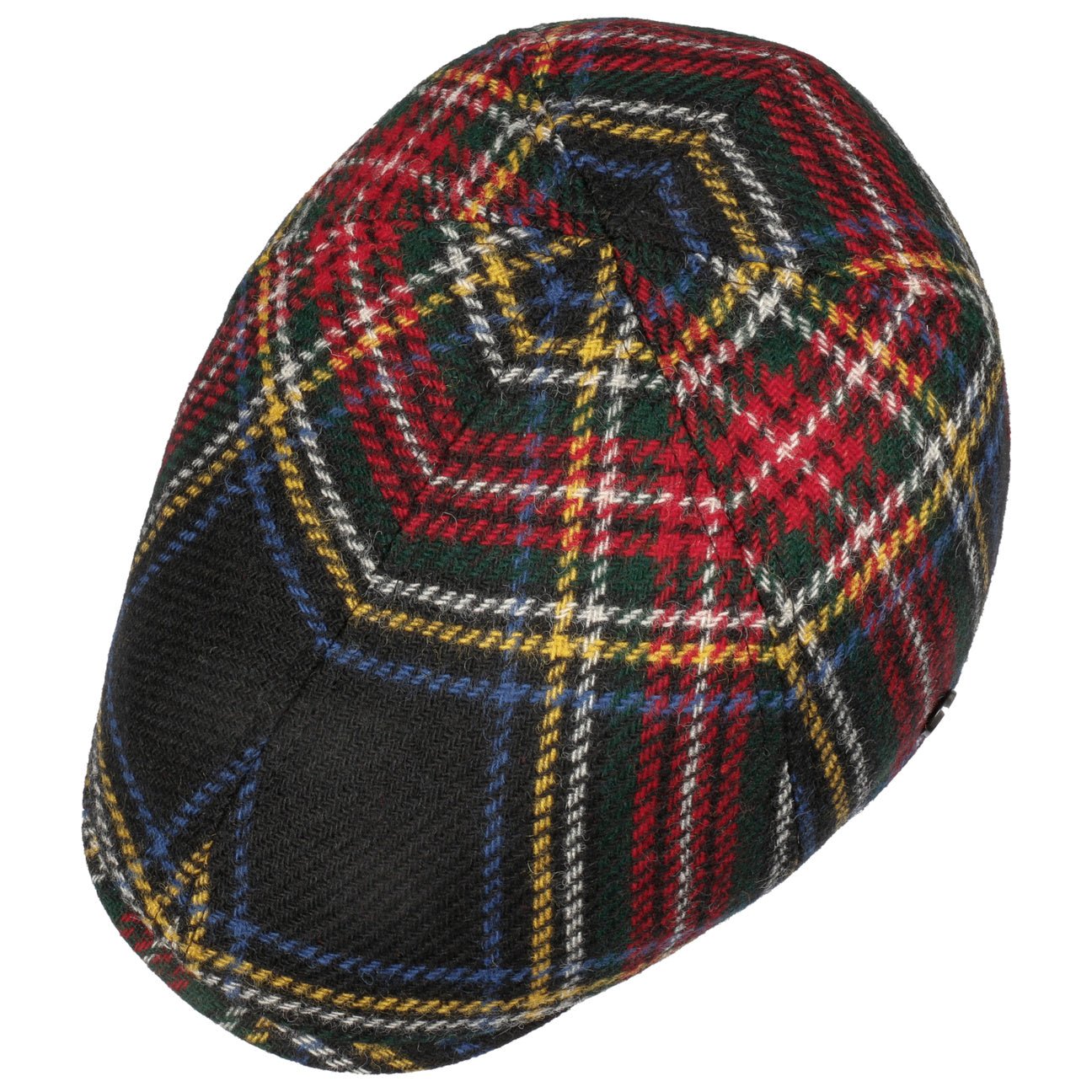 Stewart Wool Check Flat Cap - JJ Hat Center ®