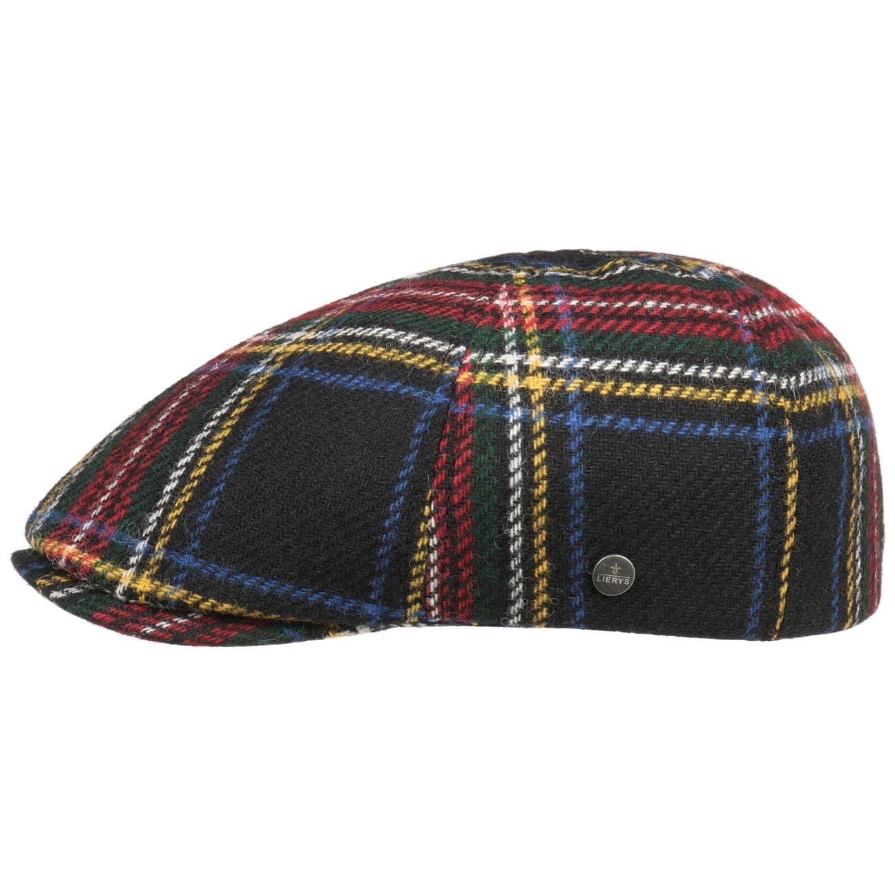 Stewart Wool Check Flat Cap - JJ Hat Center ®