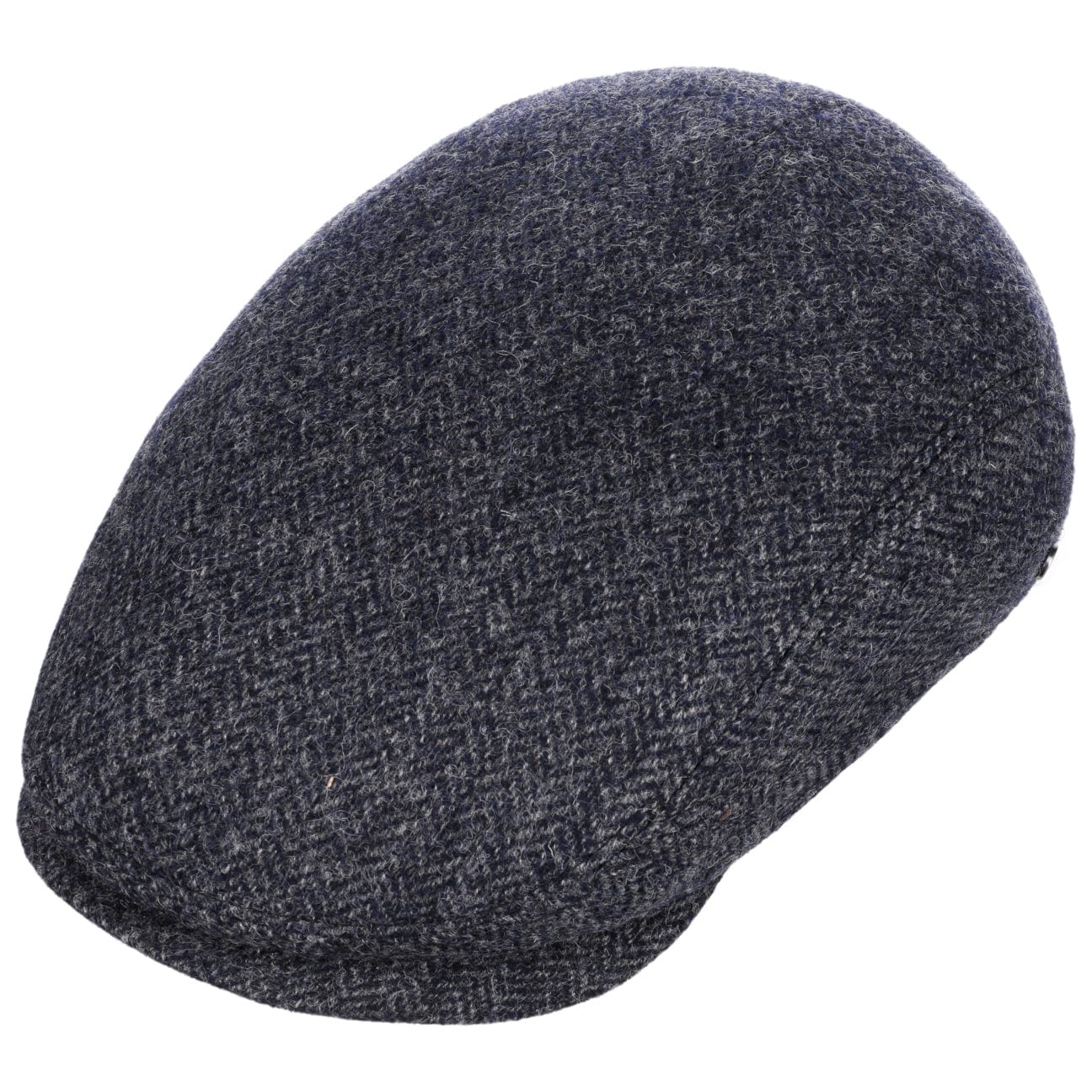 Crimson Wool Herringbone Flat Cap - JJ Hat Center ®