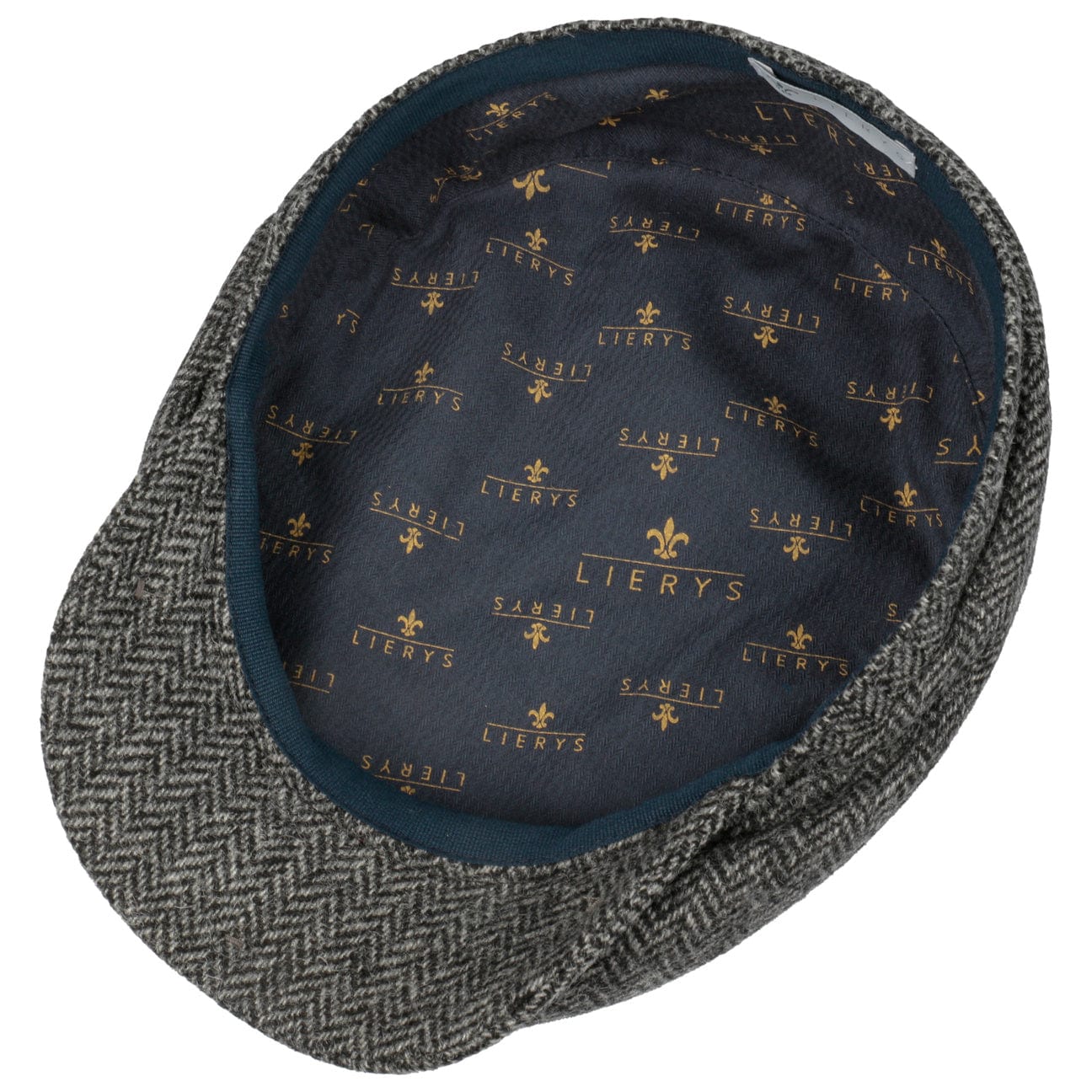 Crimson Wool Herringbone Flat Cap - JJ Hat Center ®