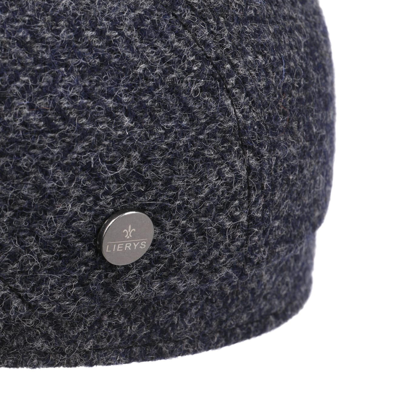 Crimson Wool Herringbone Flat Cap - JJ Hat Center ®