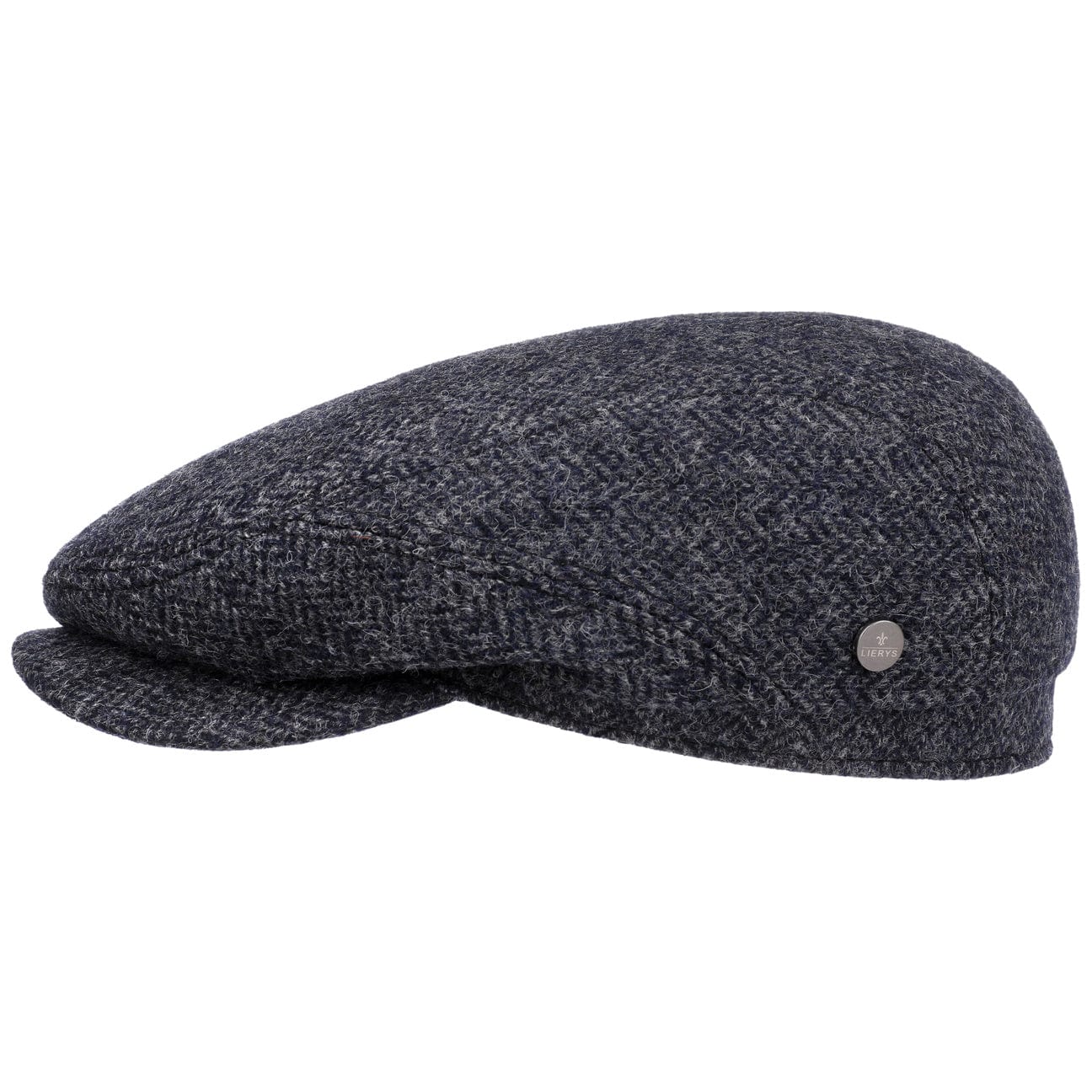 Crimson Wool Herringbone Flat Cap - JJ Hat Center ®