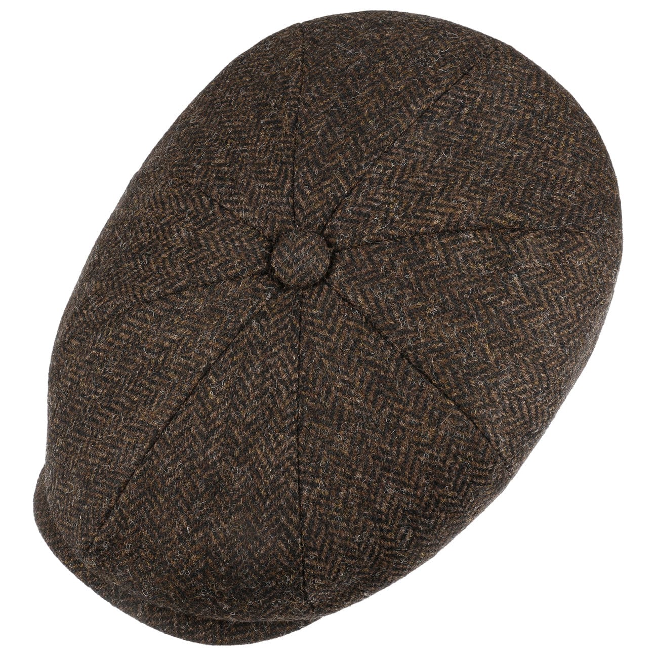 Carlsen Wool Herringbone Flat Cap - JJ Hat Center ®