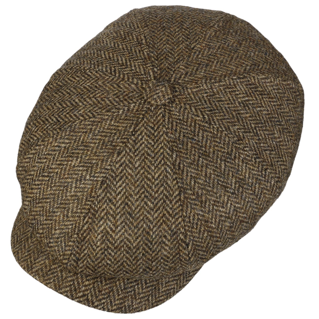 Carlsen Wool Herringbone Flat Cap - JJ Hat Center ®