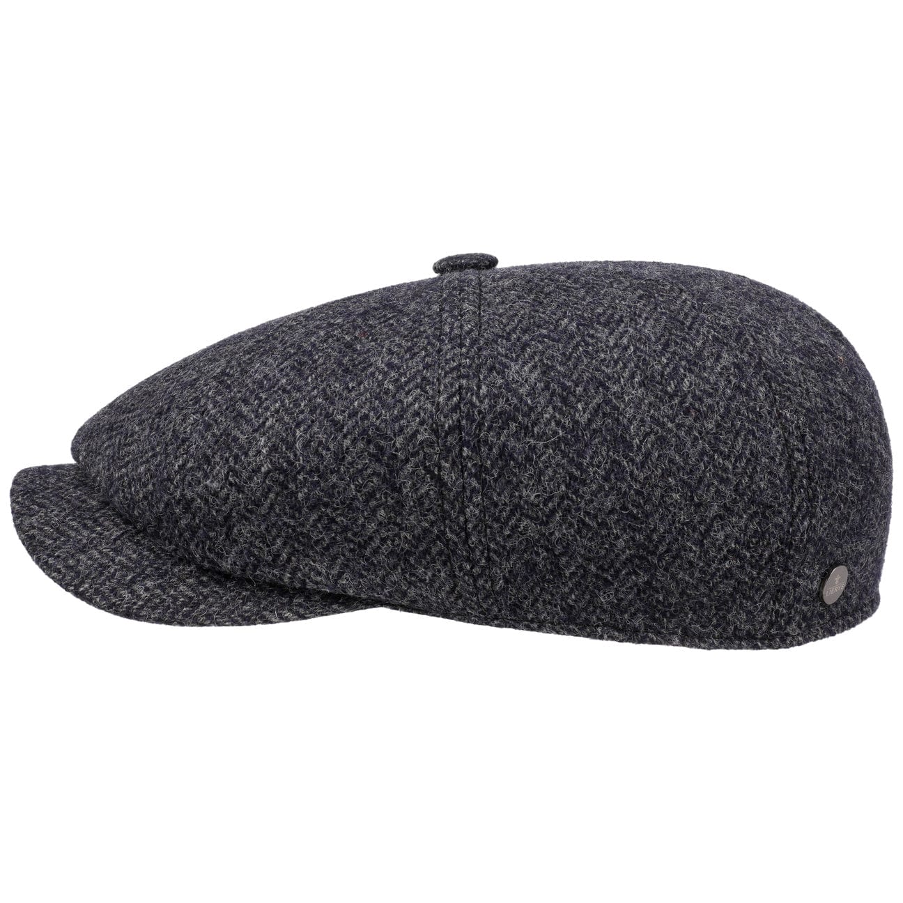 Carlsen Wool Herringbone Flat Cap - JJ Hat Center ®