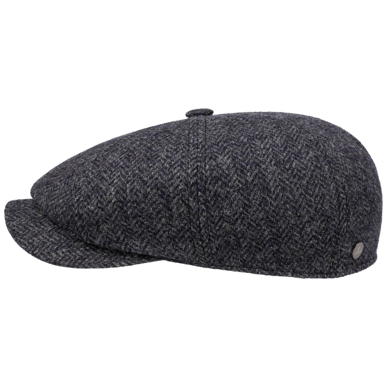 Carlsen Wool Herringbone Flat Cap - JJ Hat Center ®