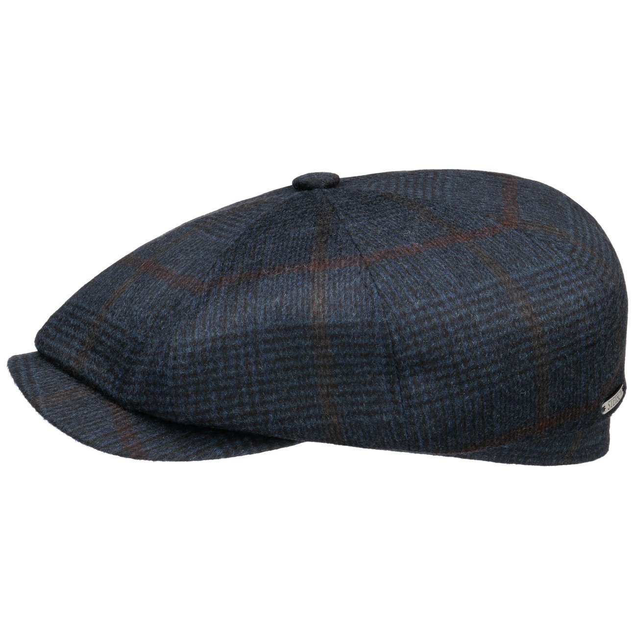 Hatteras Cashmere Check Newsboy - JJ Hat Center ®