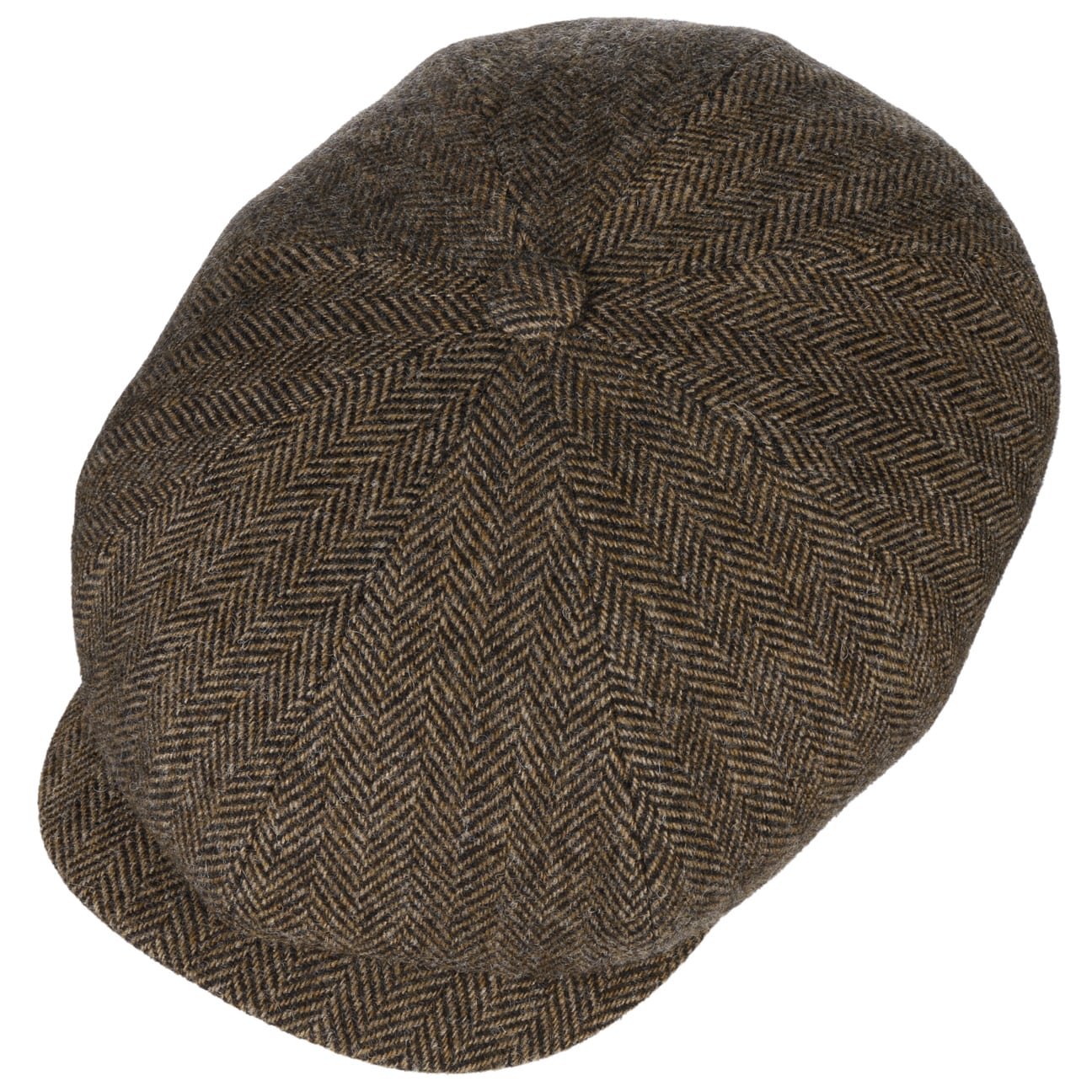 Hatteras Classic Herringbone Ear Flaps Newsboy Cap - JJ Hat Center ®