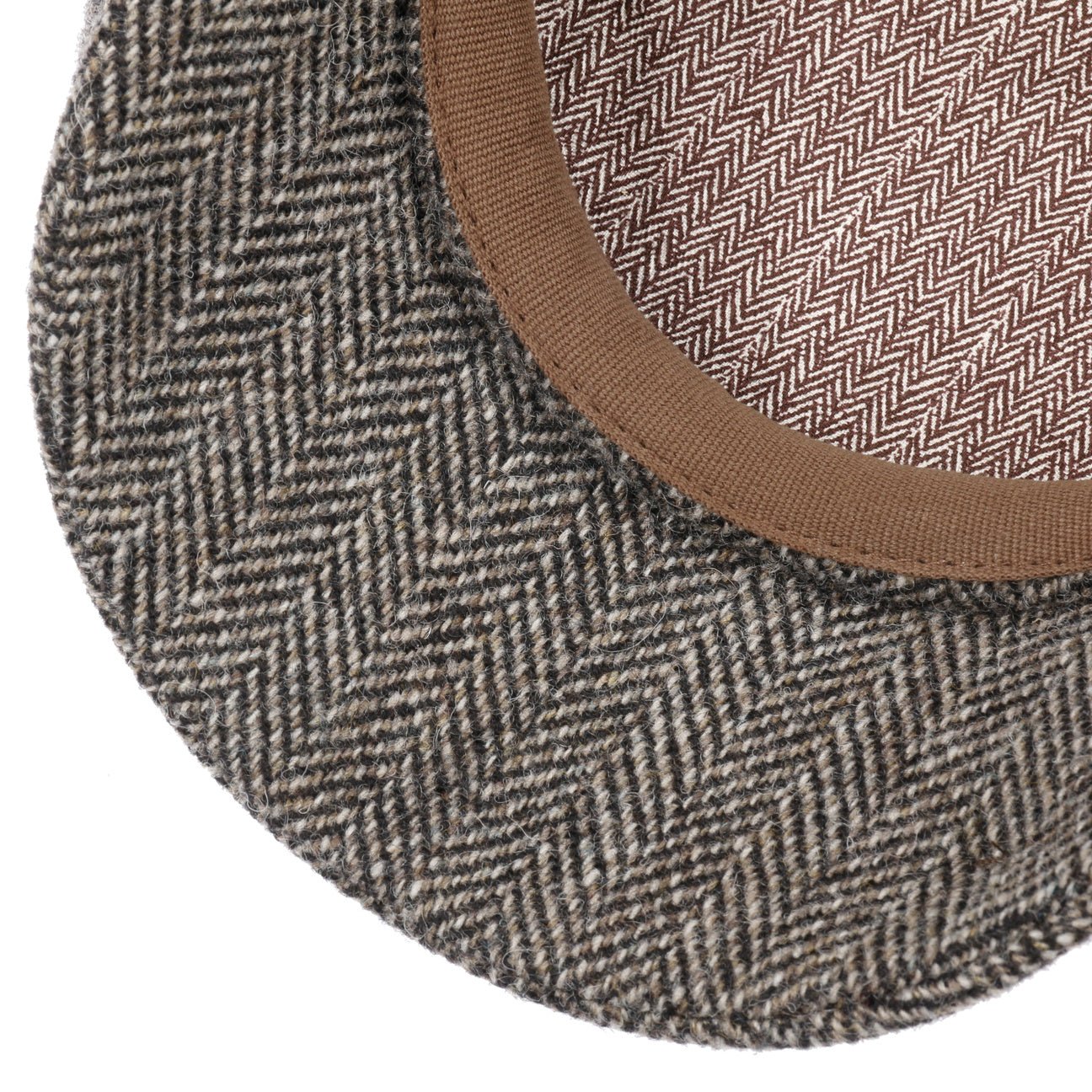 Hatteras Classic Herringbone Ear Flaps Newsboy Cap - JJ Hat Center ®