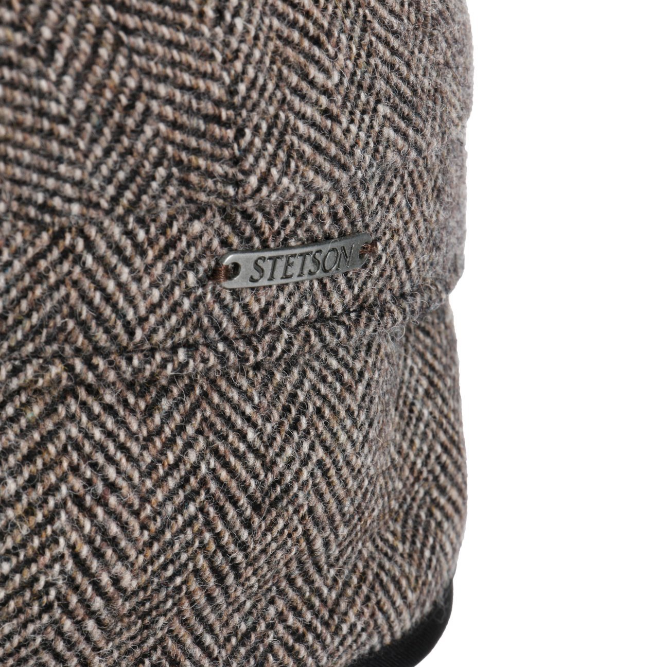 Hatteras Classic Herringbone Ear Flaps Newsboy Cap - JJ Hat Center ®