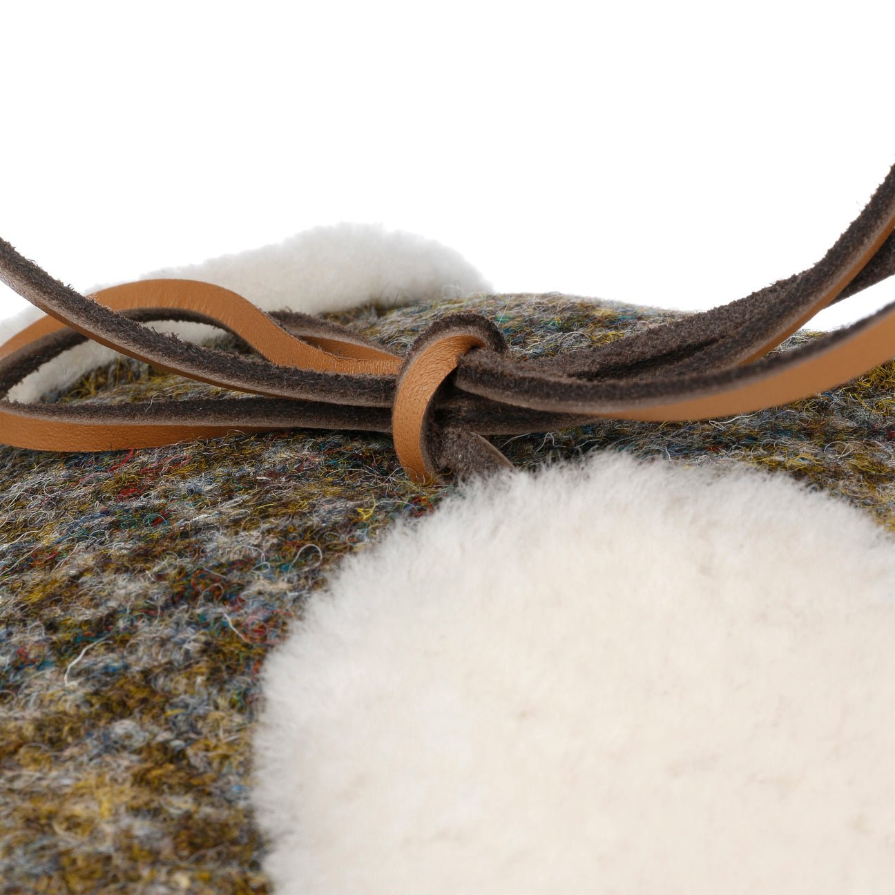 Harris Tweed Flat Cap with Ear Flaps - JJ Hat Center ®