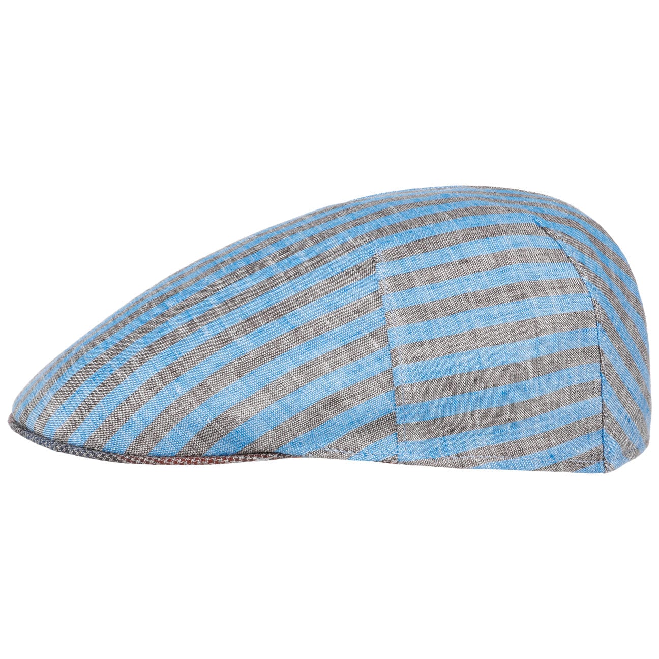Twotone Stripes Flat Cap - JJ Hat Center ®