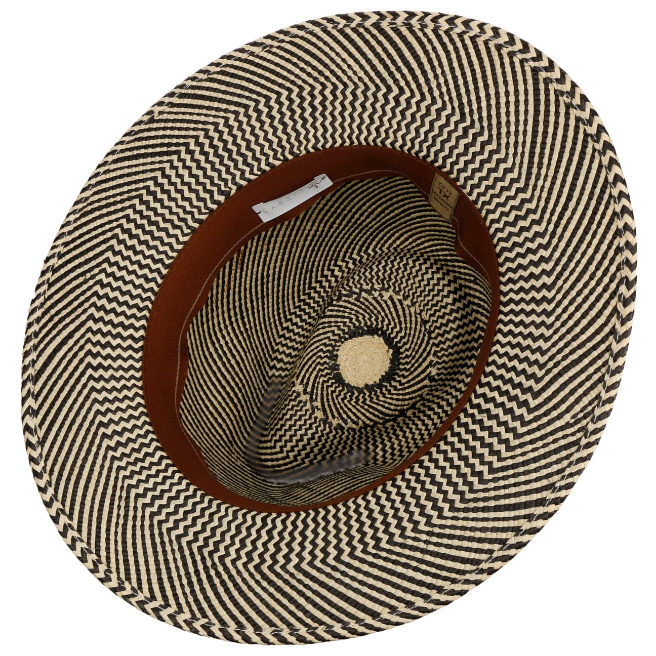 Twotone Stripes Traveller Panama Hat - JJ Hat Center ®