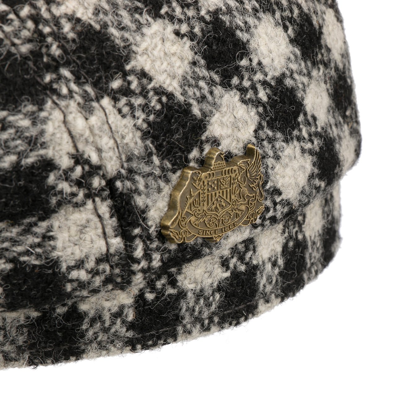 Harris Tweed Two - tone Check Flat Cap - JJ Hat Center ®