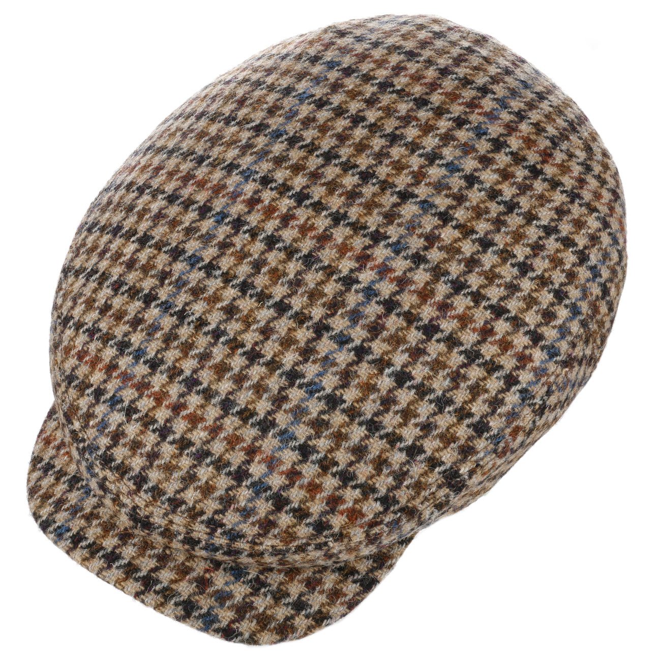 Harris Tweed Long Peak Flat Cap - JJ Hat Center ®