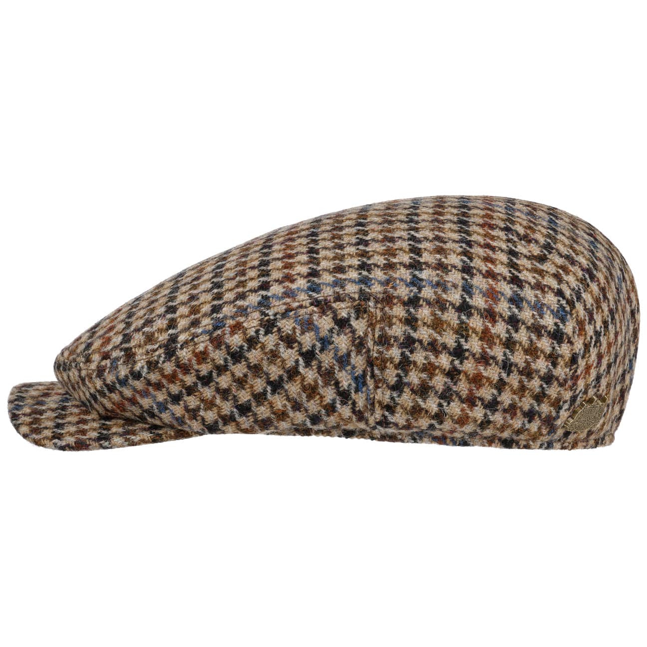 Harris Tweed Long Peak Flat Cap - JJ Hat Center ®