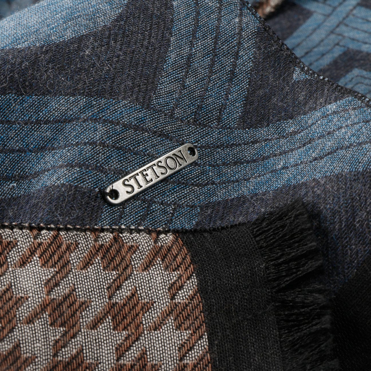 Two Patterns Cotton Scarf - JJ Hat Center ®