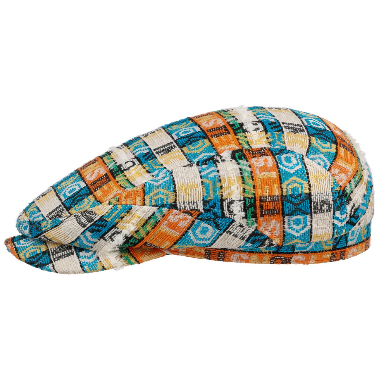 Jacquard Driver Flat Cap - JJ Hat Center ®
